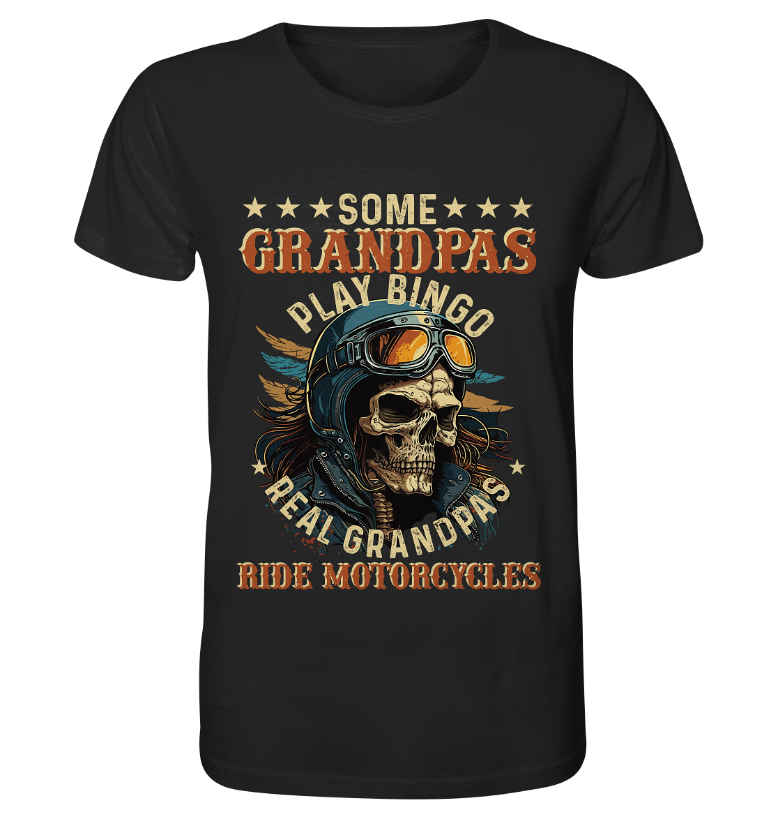Echte Opas fahren Motorrad - Organic Shirt