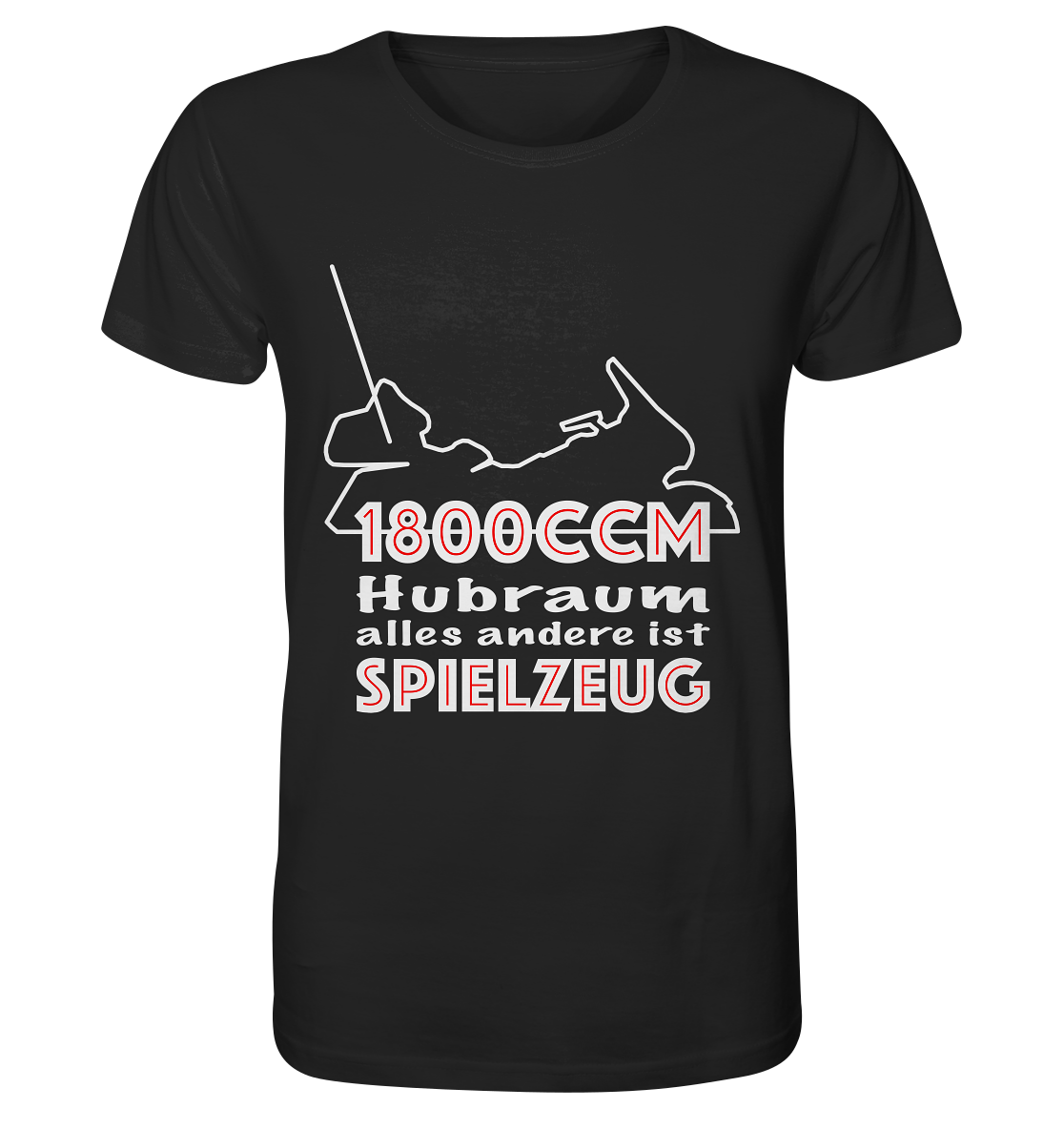 Goldwinger Spruch - 1800ccm Spielzeug - Organic Shirt