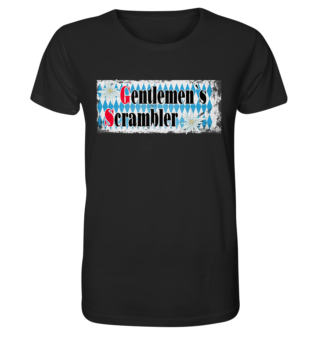 Gentlemen`s Scrambler - GS Adventure Bike - Organic Shirt