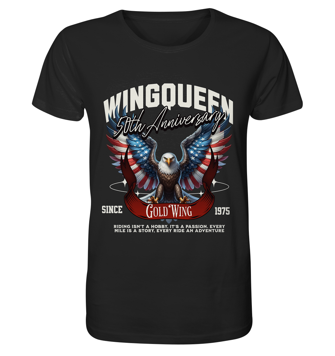 Goldwing Wing Queen 50 Jubiläum 1975 - Organic Shirt