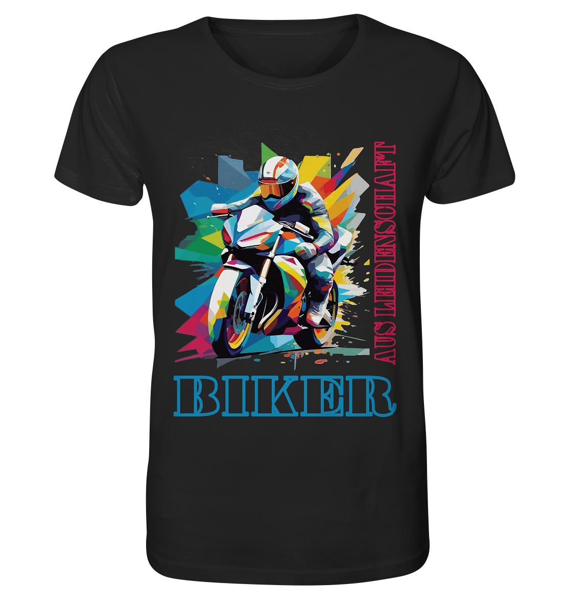 Biker aus Leidenschaft - Abstrakt - Organic Shirt