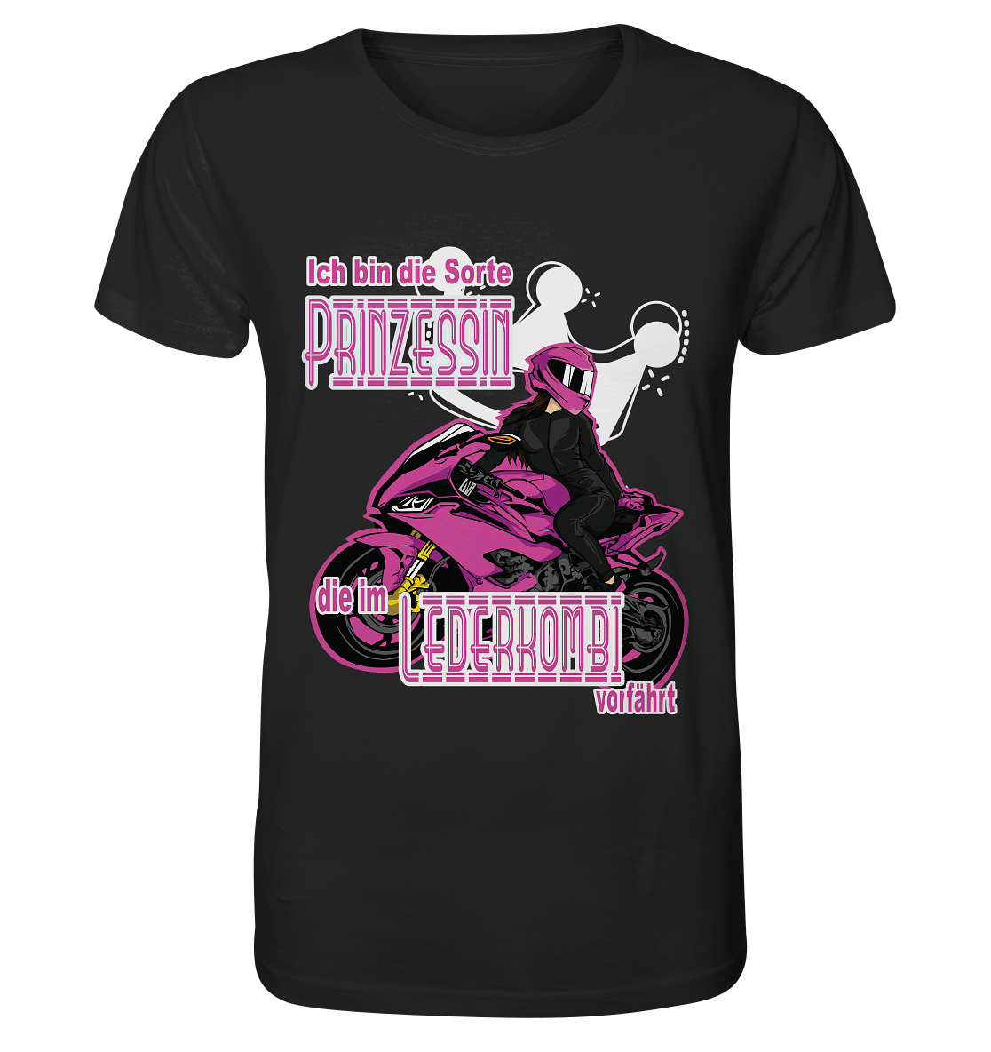 Frauenpower - Prinzessin mit Helm - Organic Shirt
