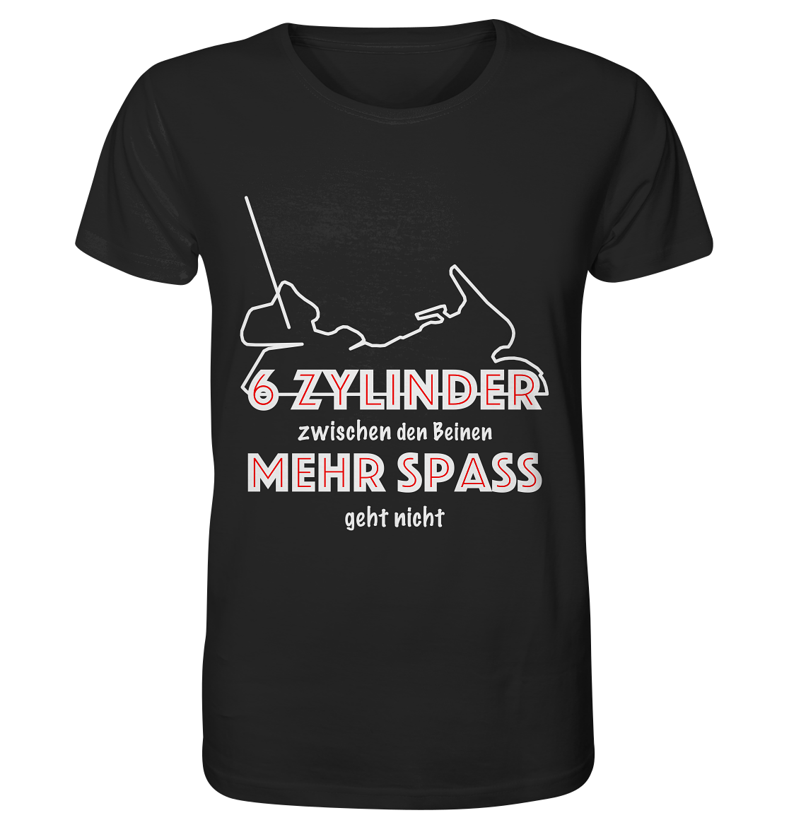 Goldwinger Spruch - 6 Zylinder - Organic Shirt