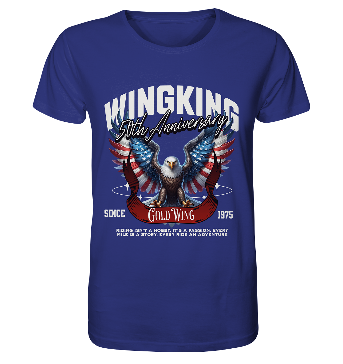 Goldwing Wing King 50 Jubiläum 1975 - Organic Shirt