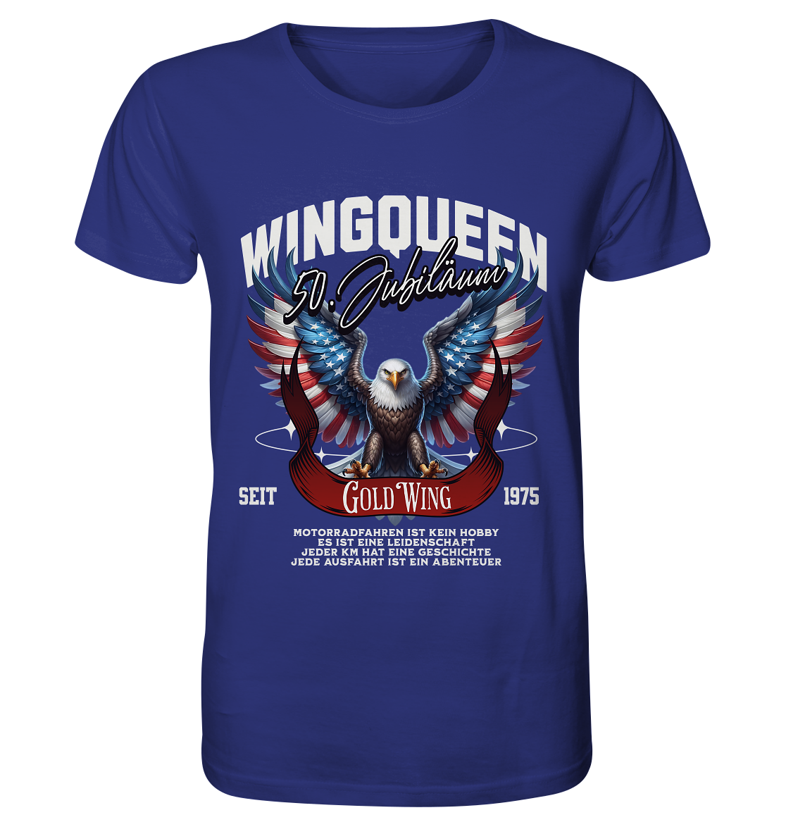 Goldwing Wing Queen 50 Jubiläum 1975 DE - Organic Shirt