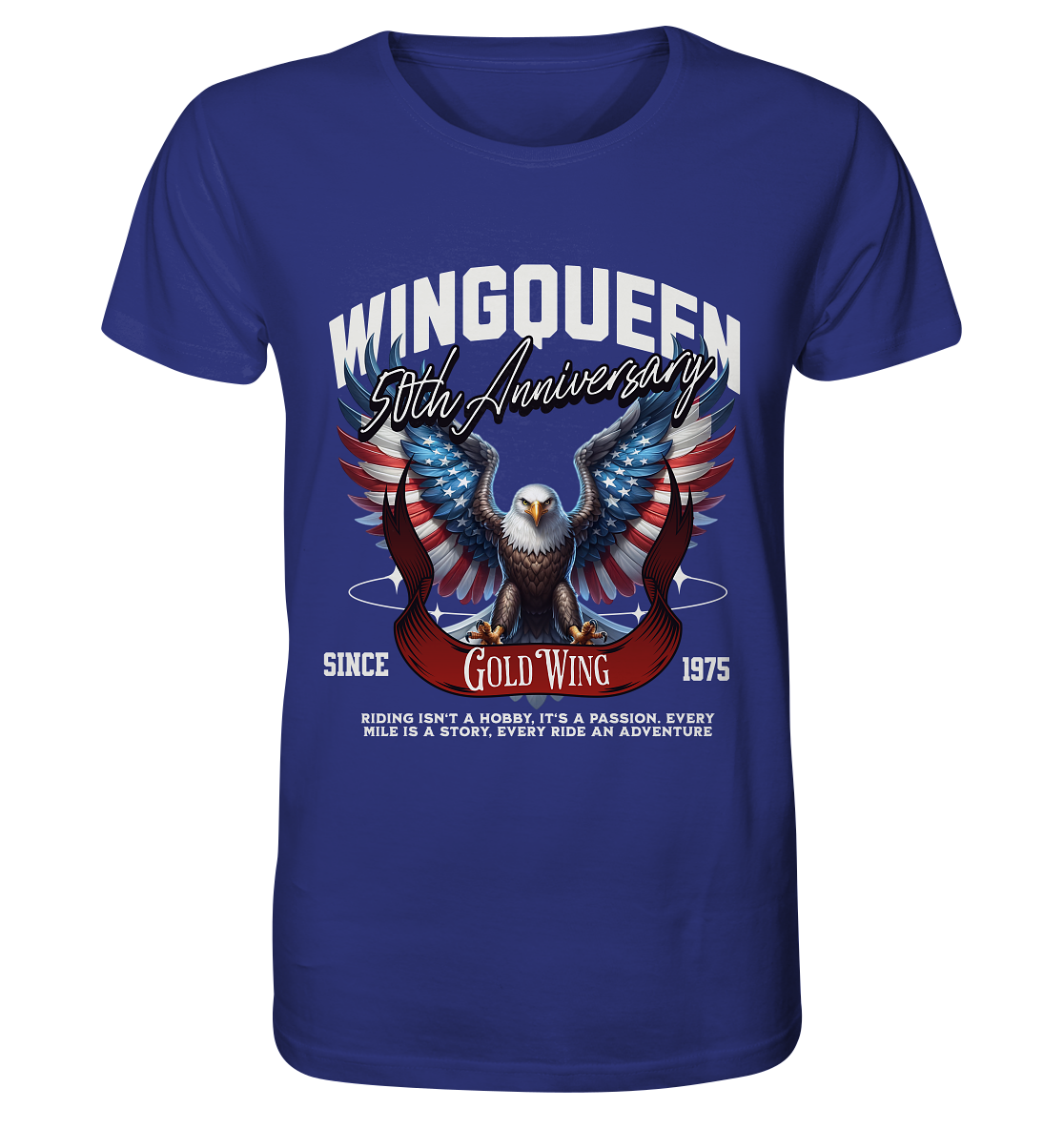 Goldwing Wing Queen 50 Jubiläum 1975 - Organic Shirt
