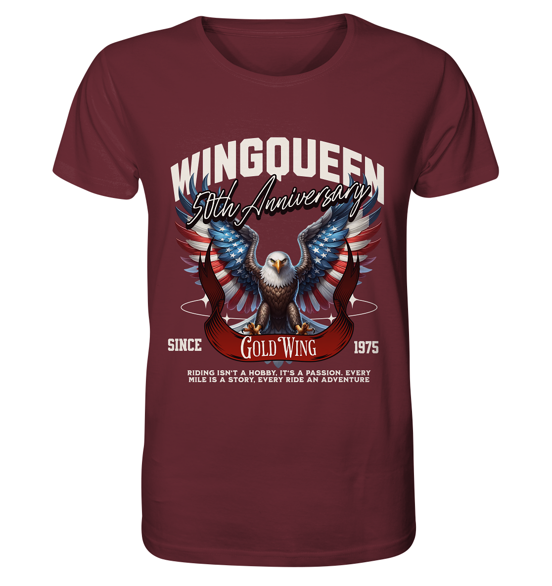 Goldwing Wing Queen 50 Jubiläum 1975 - Organic Shirt