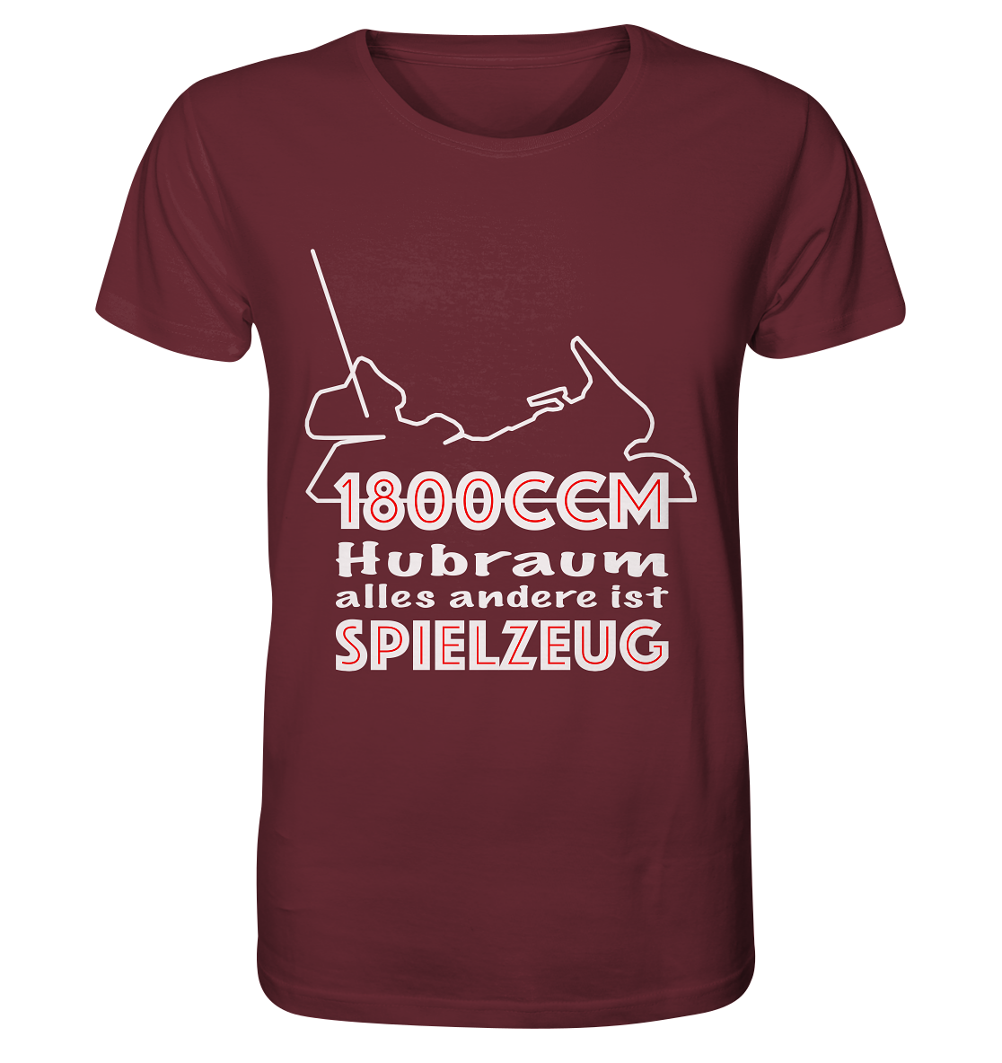 Goldwinger Spruch - 1800ccm Spielzeug - Organic Shirt
