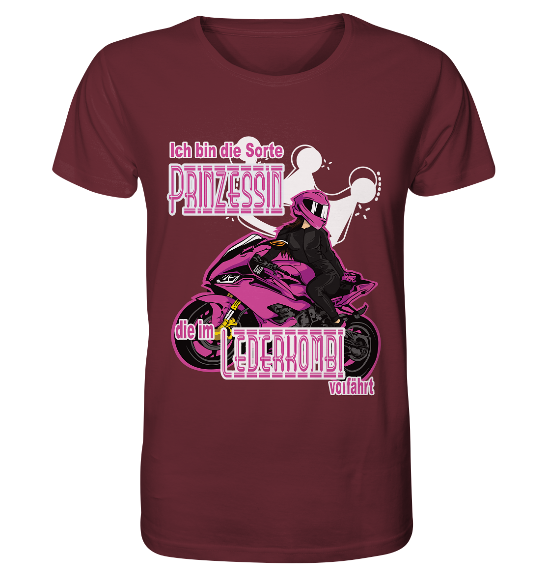 Frauenpower - Prinzessin mit Helm - Organic Shirt