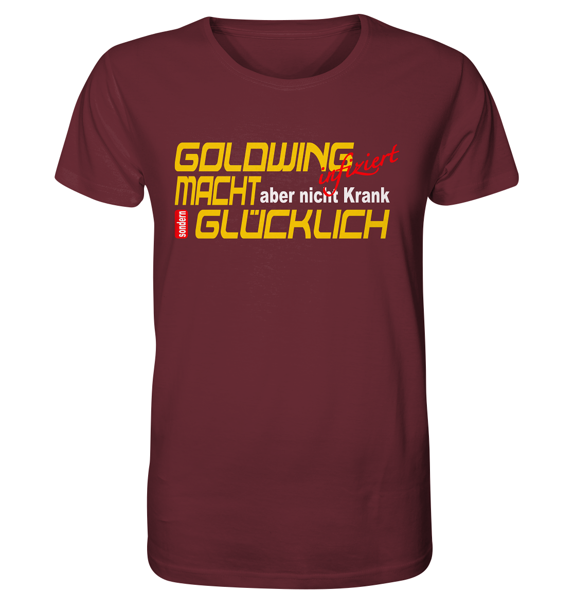 Goldwing macht Glücklich - Organic Shirt