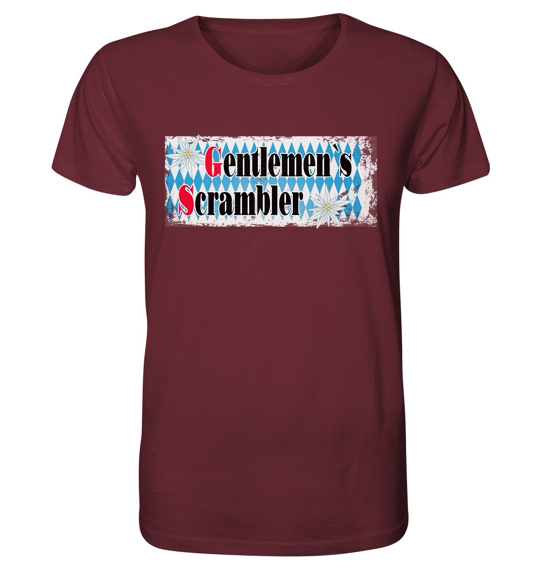 Gentlemen`s Scrambler - GS Adventure Bike - Organic Shirt