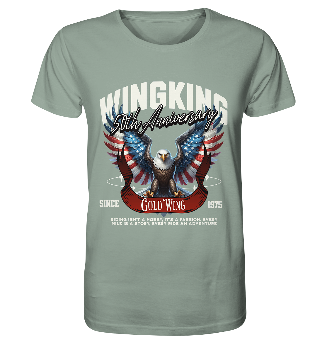 Goldwing Wing King 50 Jubiläum 1975 - Organic Shirt