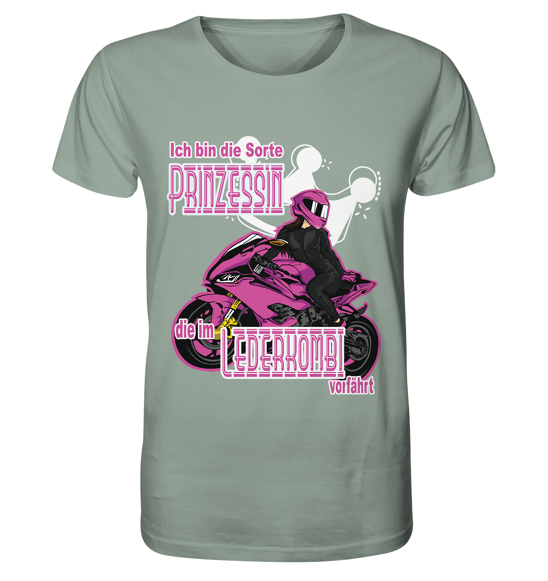 Frauenpower - Prinzessin mit Helm - Organic Shirt