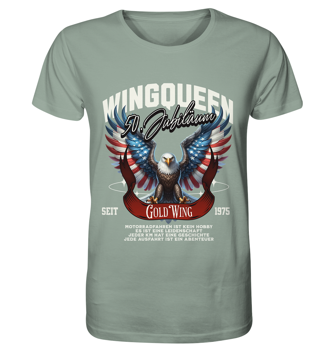 Goldwing Wing Queen 50 Jubiläum 1975 DE - Organic Shirt