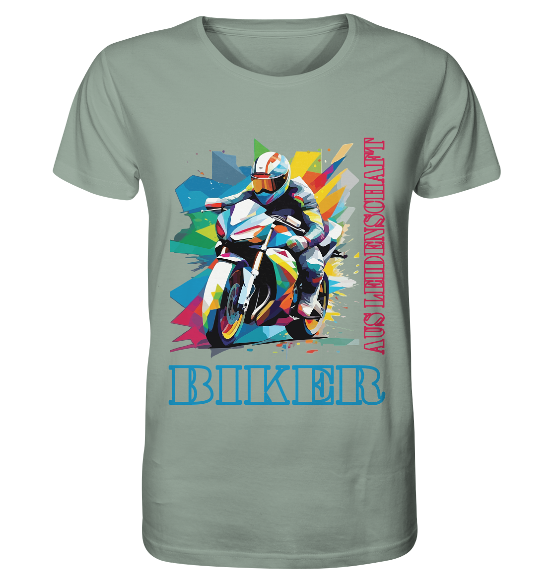 Biker aus Leidenschaft - Abstrakt - Organic Shirt