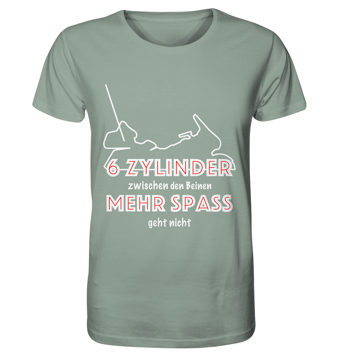 Goldwinger Spruch - 6 Zylinder - Organic Shirt