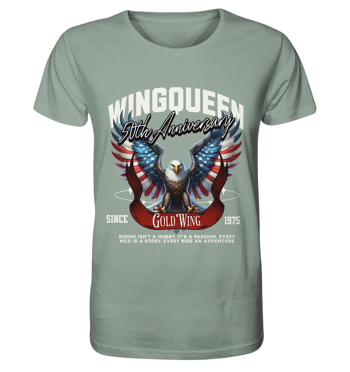 Goldwing Wing Queen 50 Jubiläum 1975 - Organic Shirt