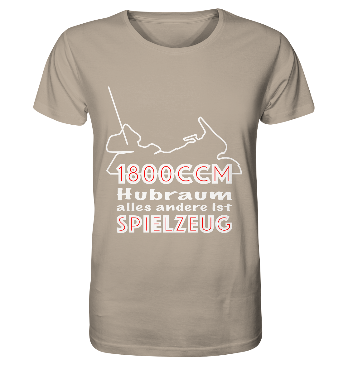 Goldwinger Spruch - 1800ccm Spielzeug - Organic Shirt