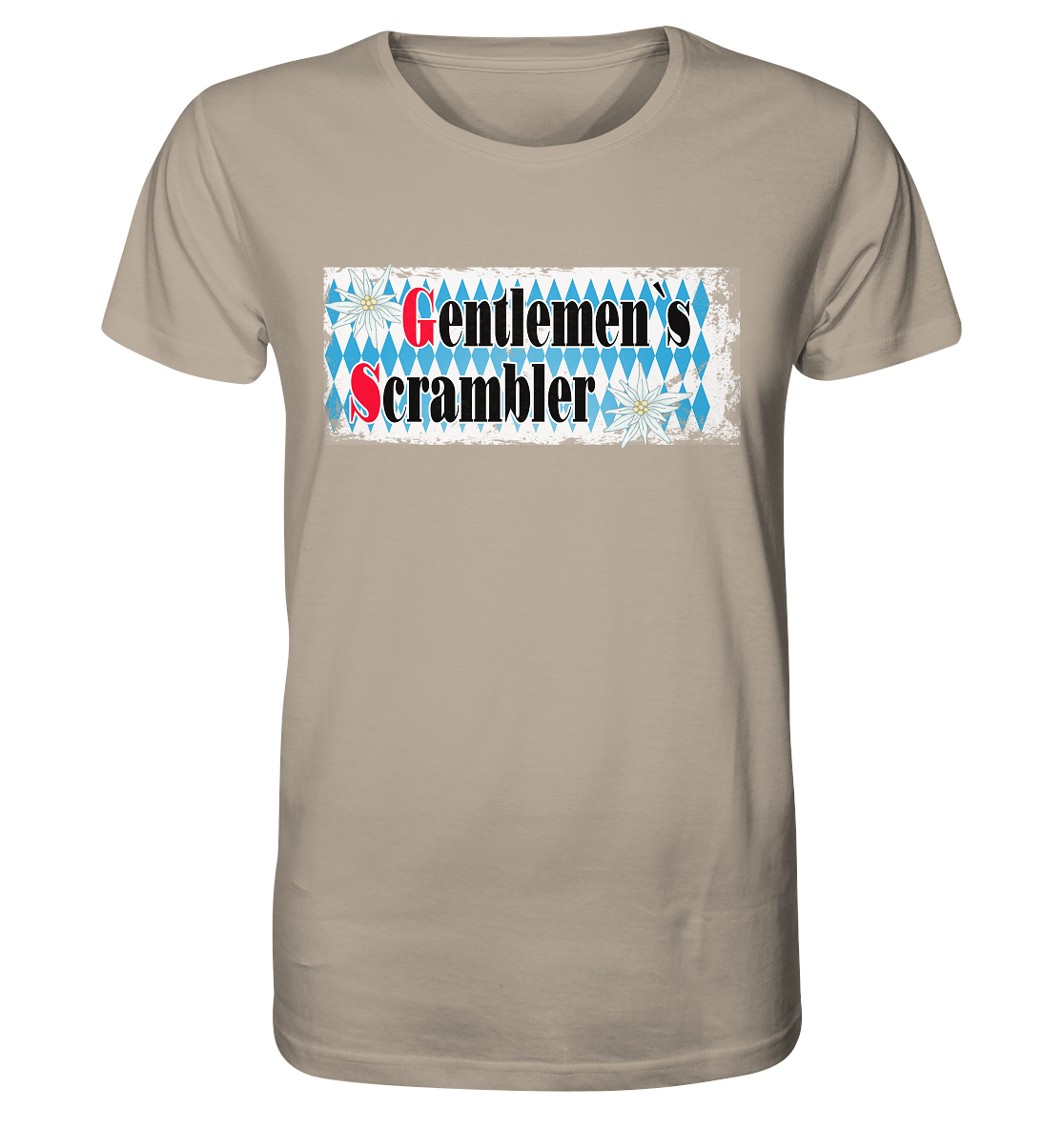 Gentlemen`s Scrambler - GS Adventure Bike - Organic Shirt