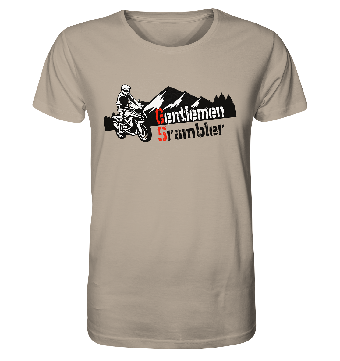 Gentlemen Scrambler - Abenteuer Biker - Organic Shirt