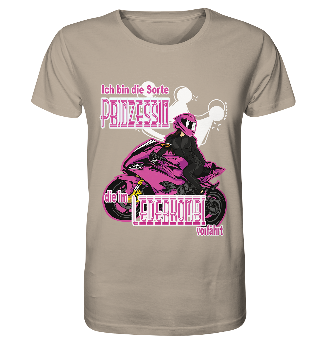 Frauenpower - Prinzessin mit Helm - Organic Shirt