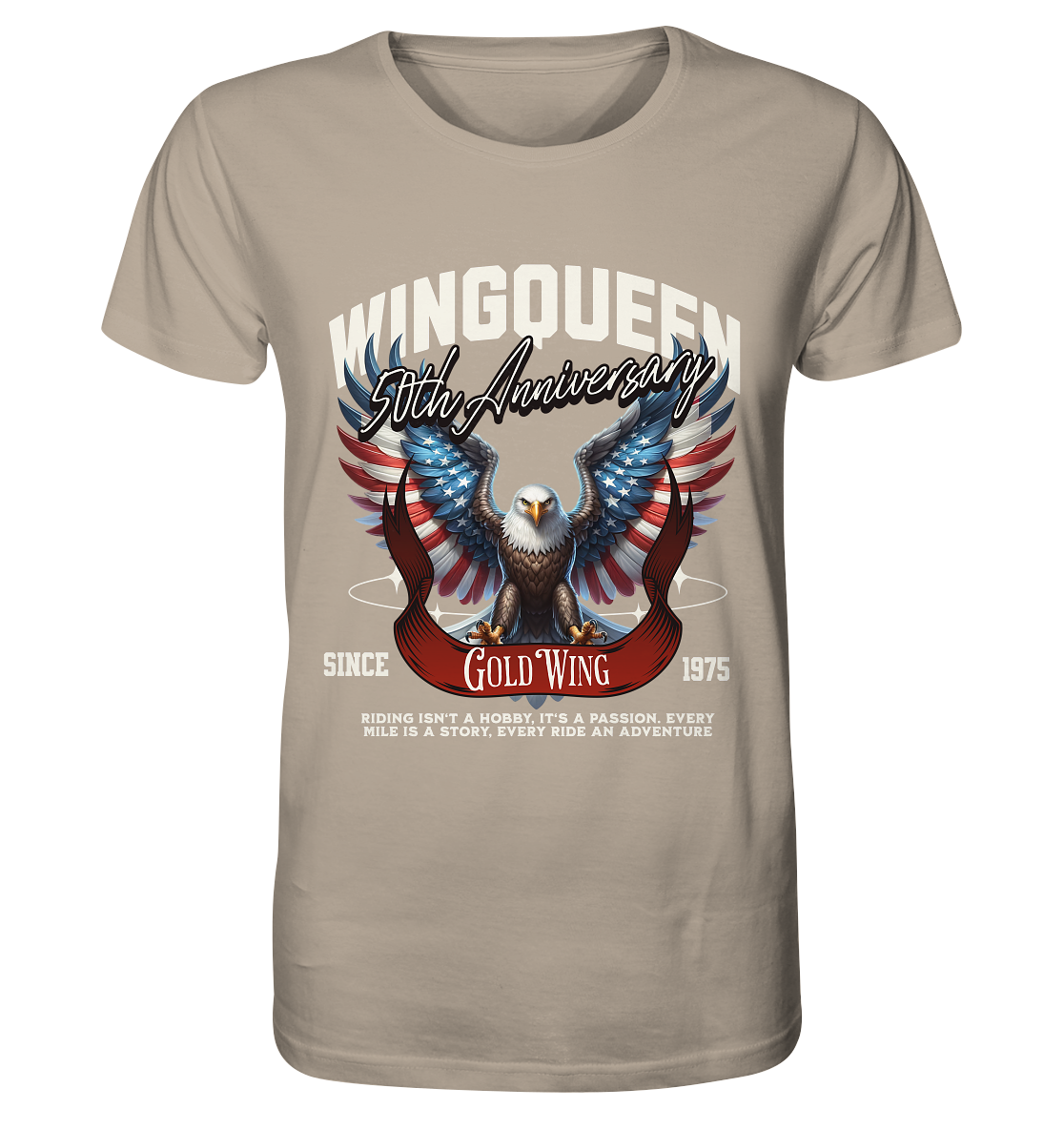 Goldwing Wing Queen 50 Jubiläum 1975 - Organic Shirt
