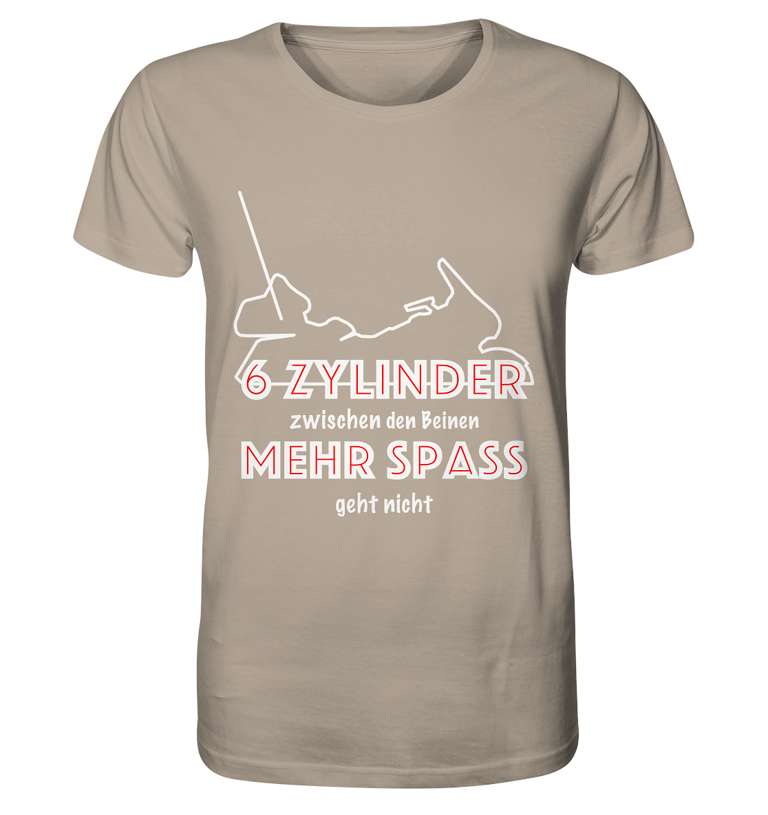 Goldwinger Spruch - 6 Zylinder - Organic Shirt
