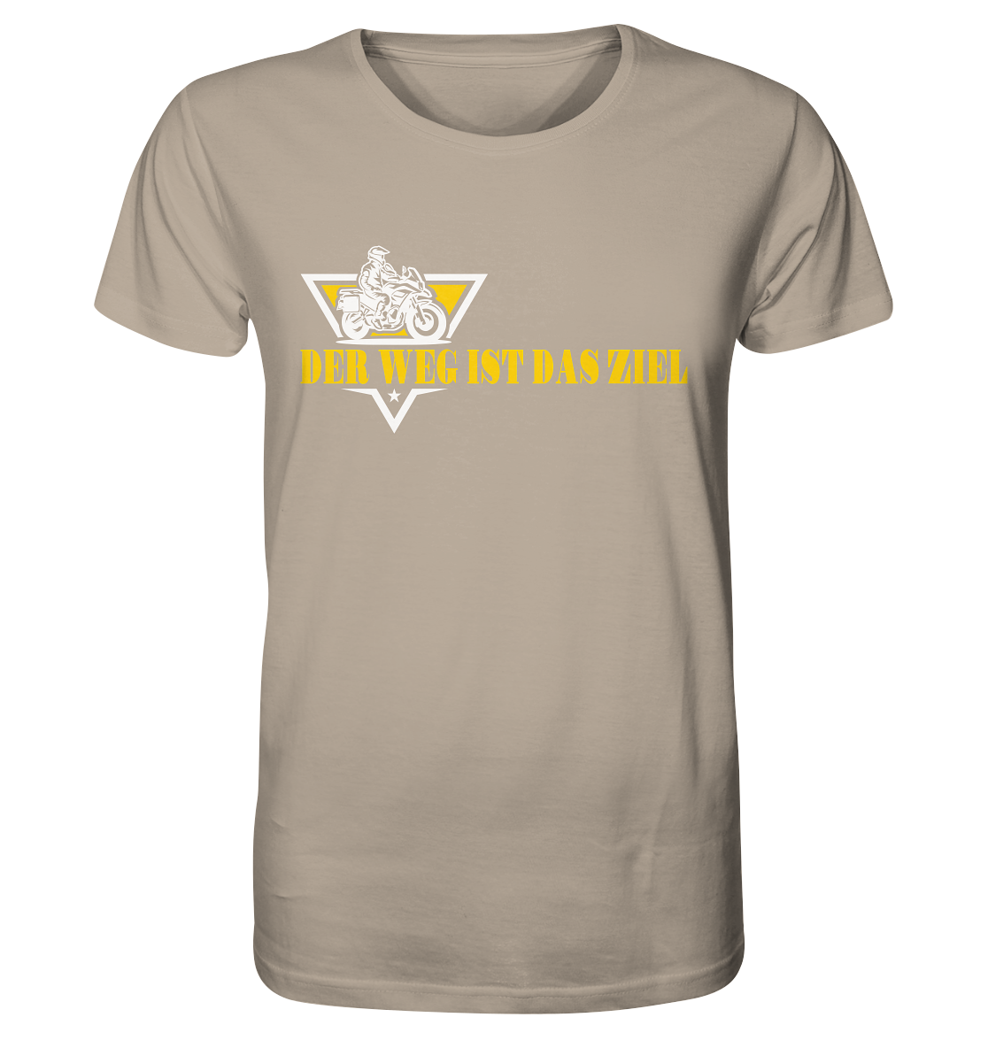 Der Weg ist das Ziel - Spruch für Biker - Organic Shirt