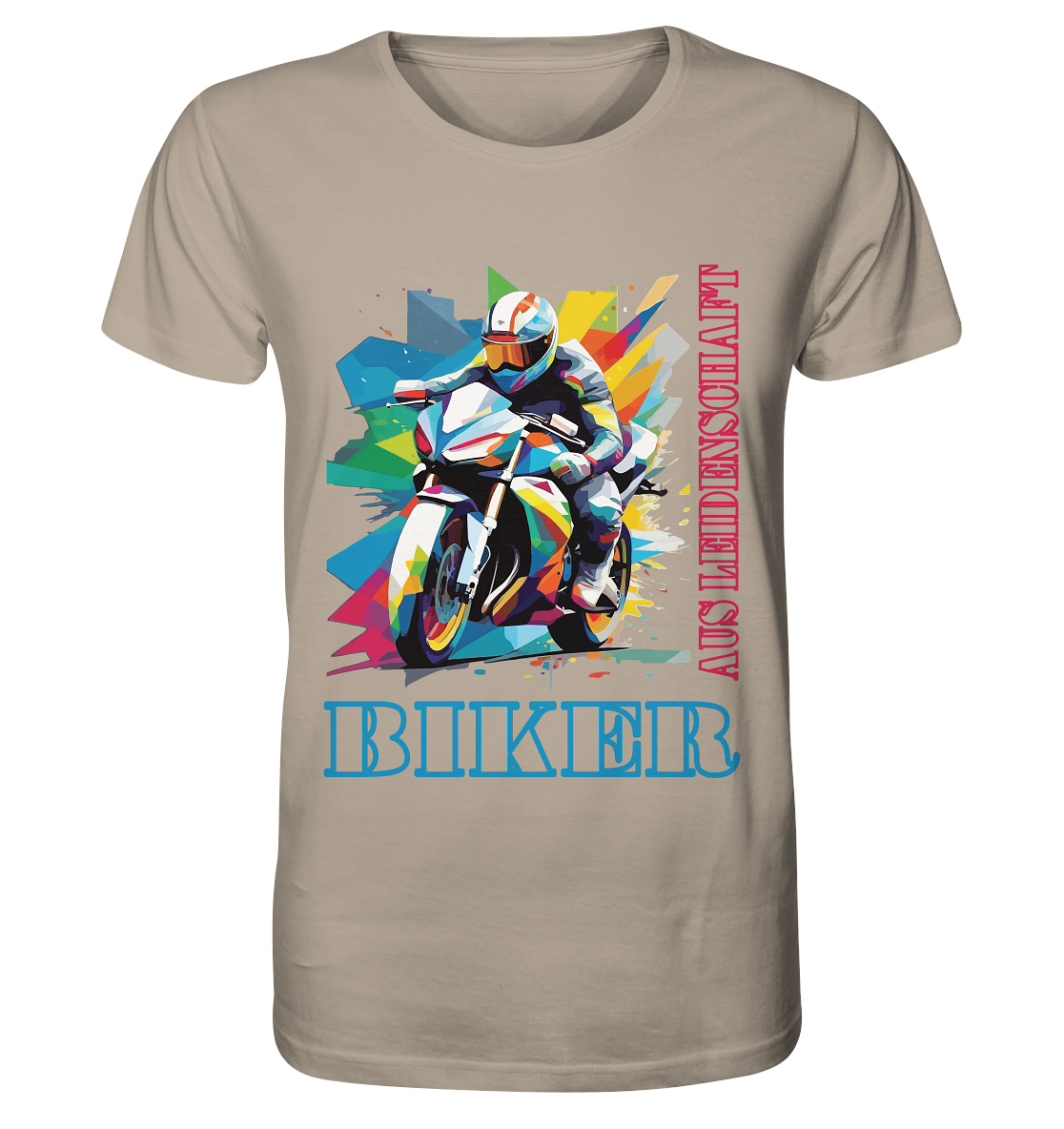 Biker aus Leidenschaft - Abstrakt - Organic Shirt
