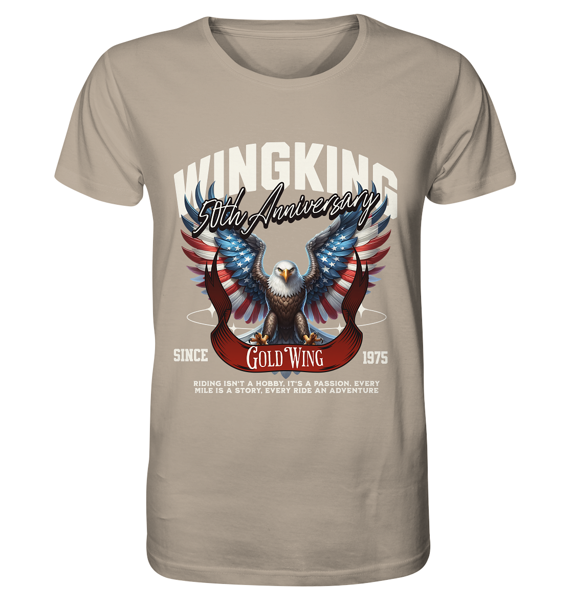 Goldwing Wing King 50 Jubiläum 1975 - Organic Shirt