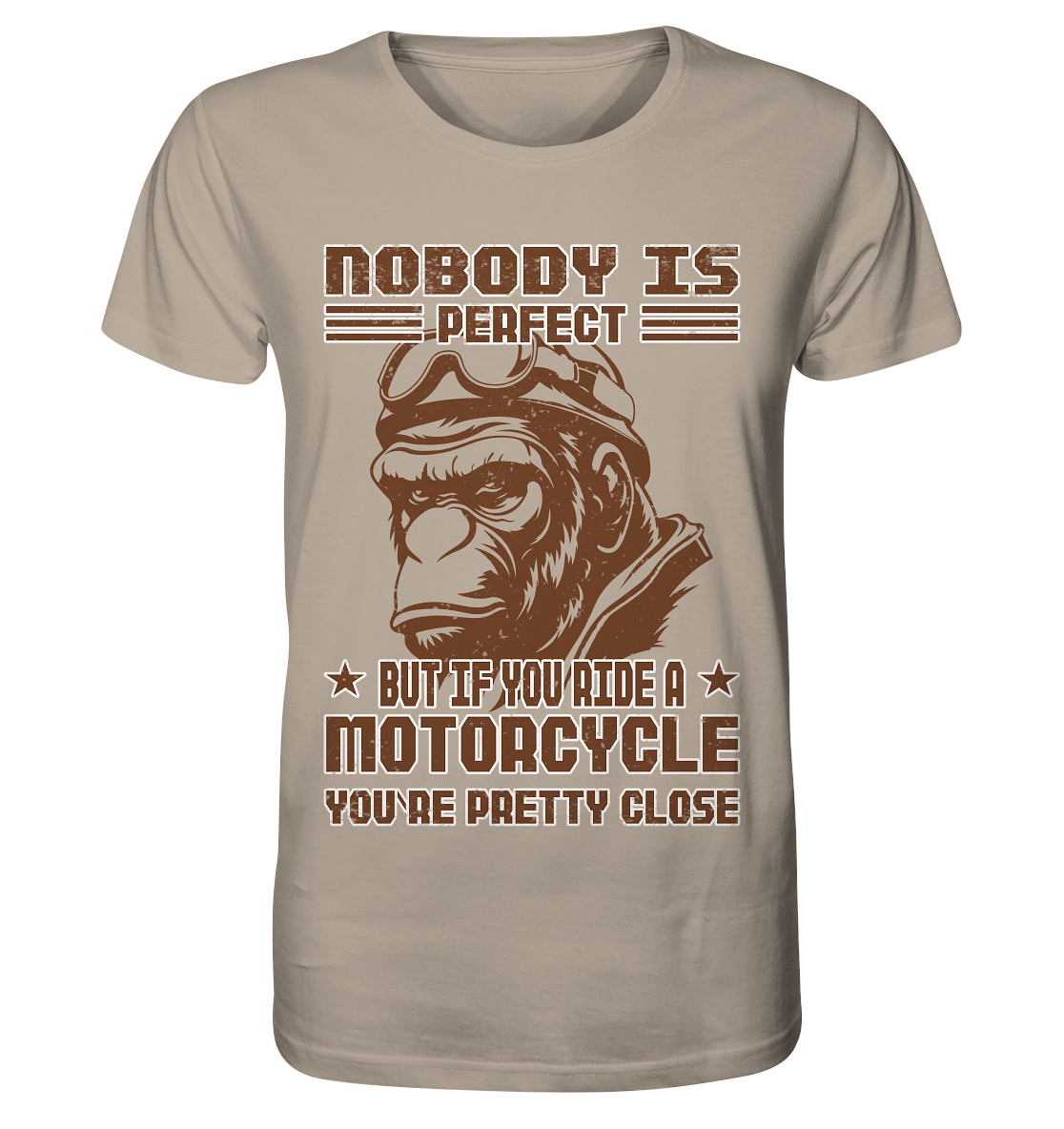 Nobody is Perfect - Motorcycle - Organic Shirt