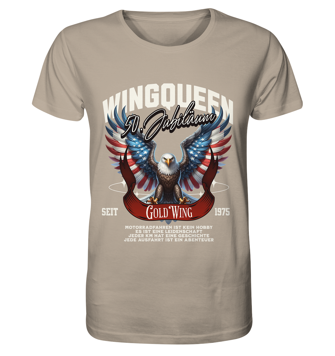 Goldwing Wing Queen 50 Jubiläum 1975 DE - Organic Shirt