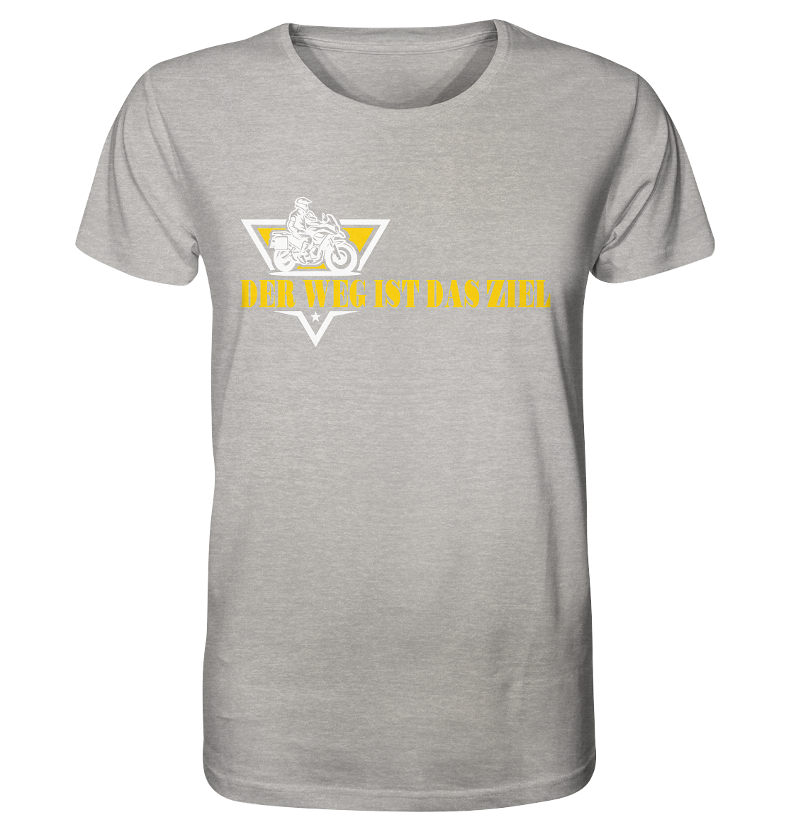 Der Weg ist das Ziel - Spruch für Biker - Organic Shirt
