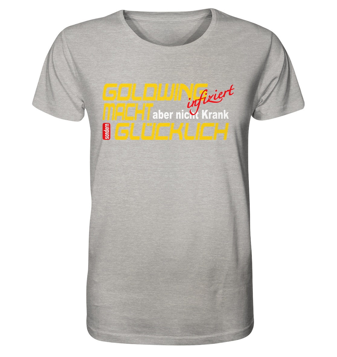 Goldwing macht Glücklich - Organic Shirt