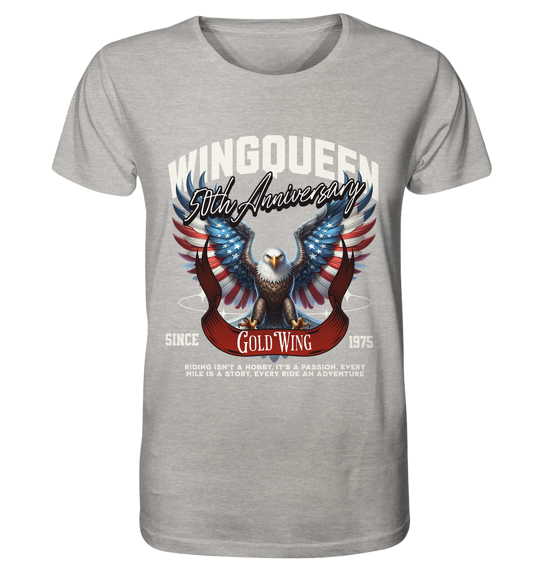 Goldwing Wing Queen 50 Jubiläum 1975 - Organic Shirt