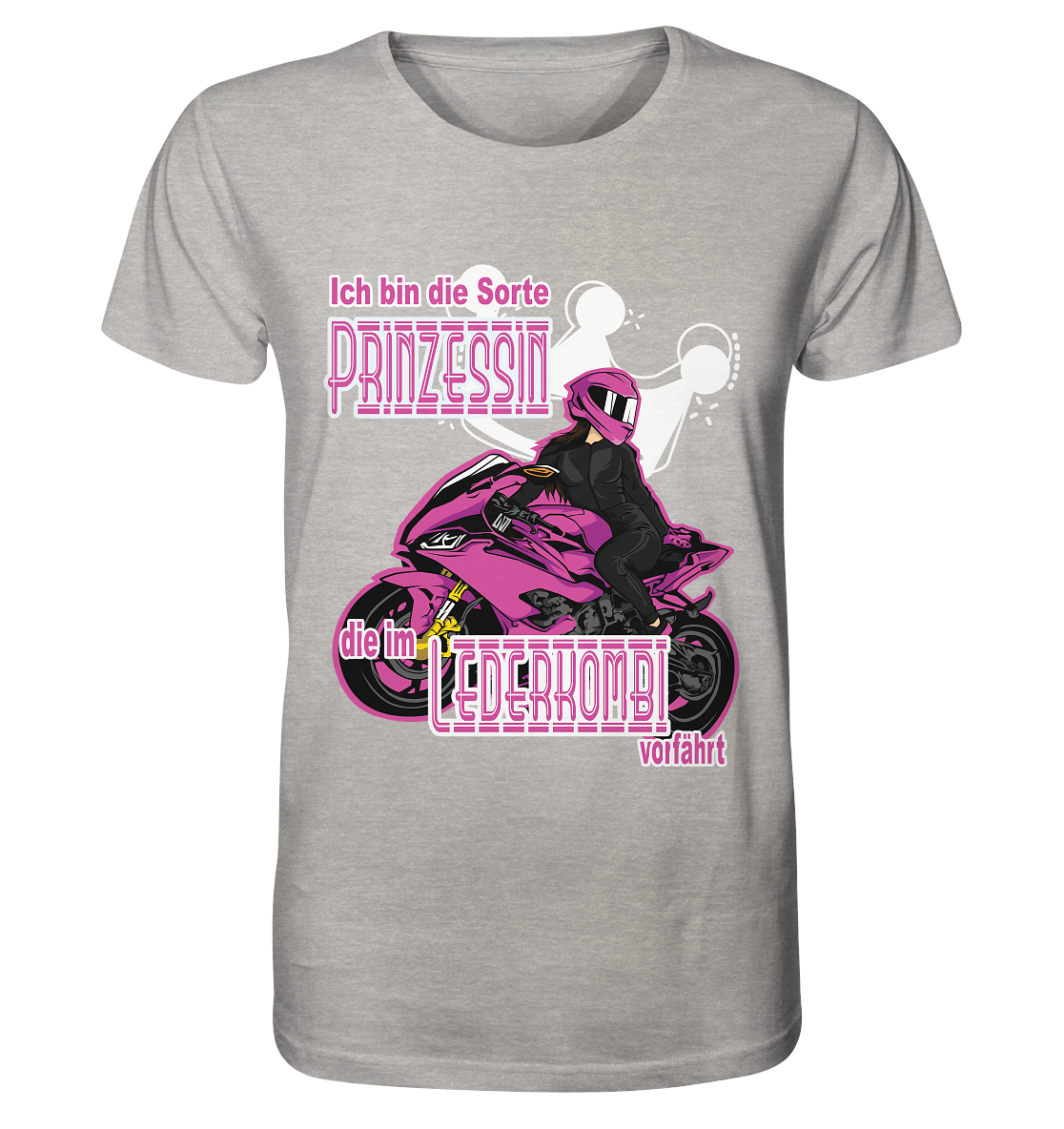 Frauenpower - Prinzessin mit Helm - Organic Shirt