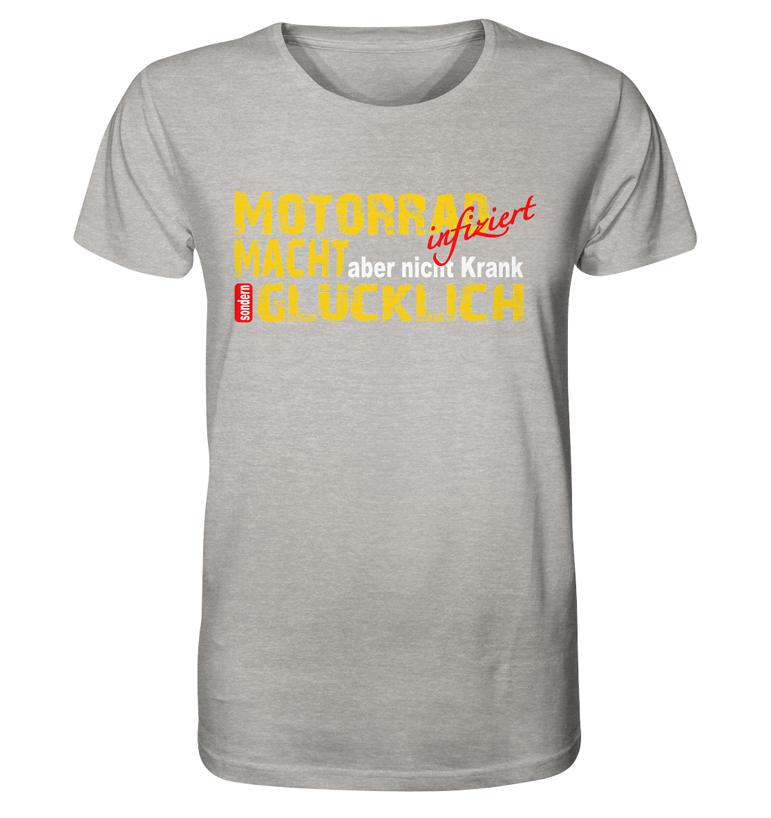 Motorrad macht Glücklich - Organic Shirt