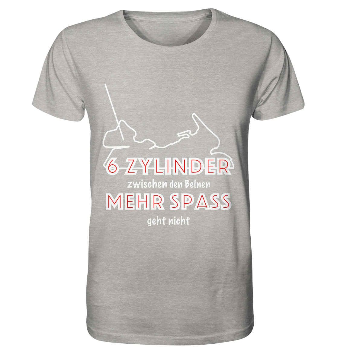 Goldwinger Spruch - 6 Zylinder - Organic Shirt