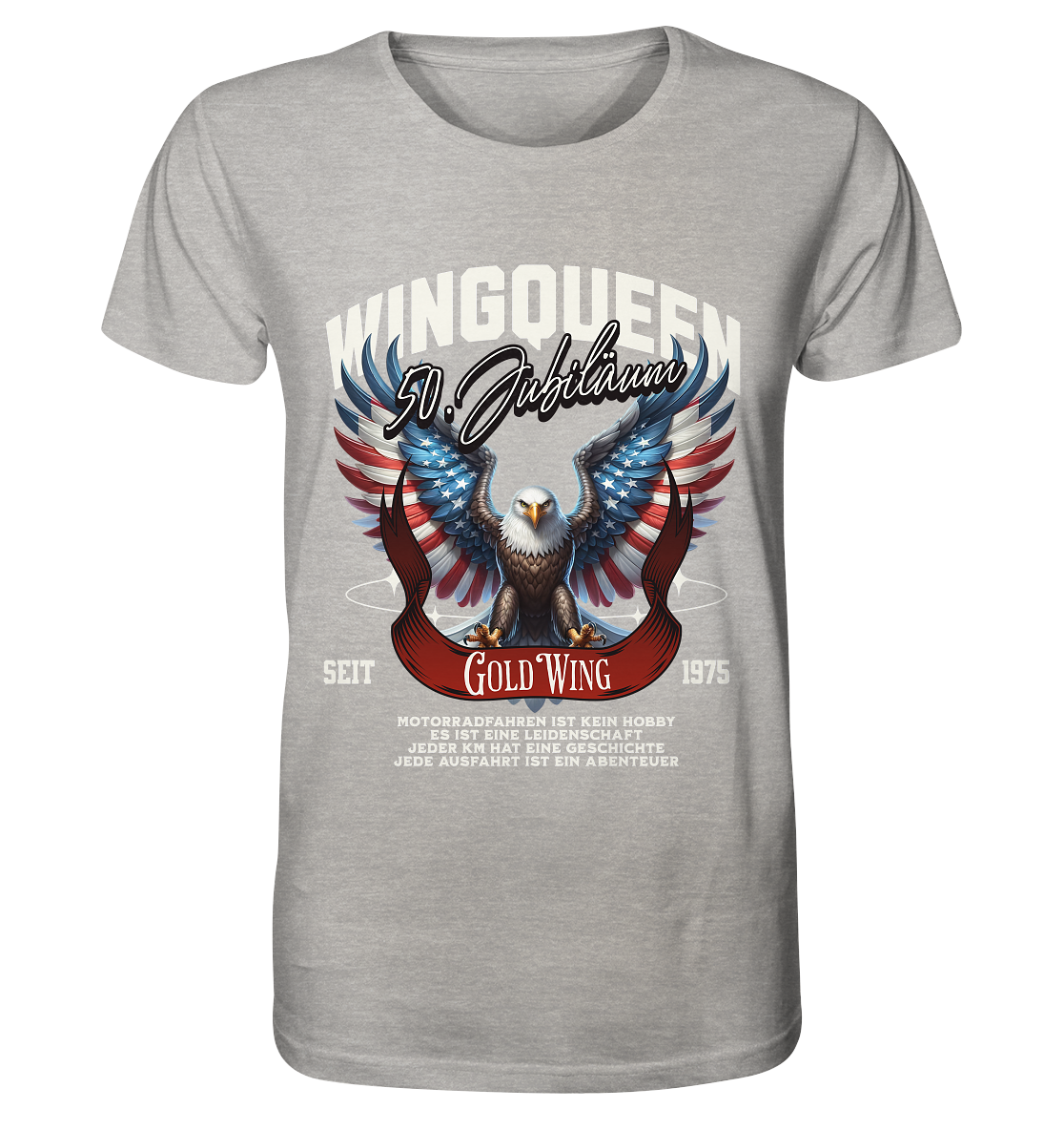 Goldwing Wing Queen 50 Jubiläum 1975 DE - Organic Shirt