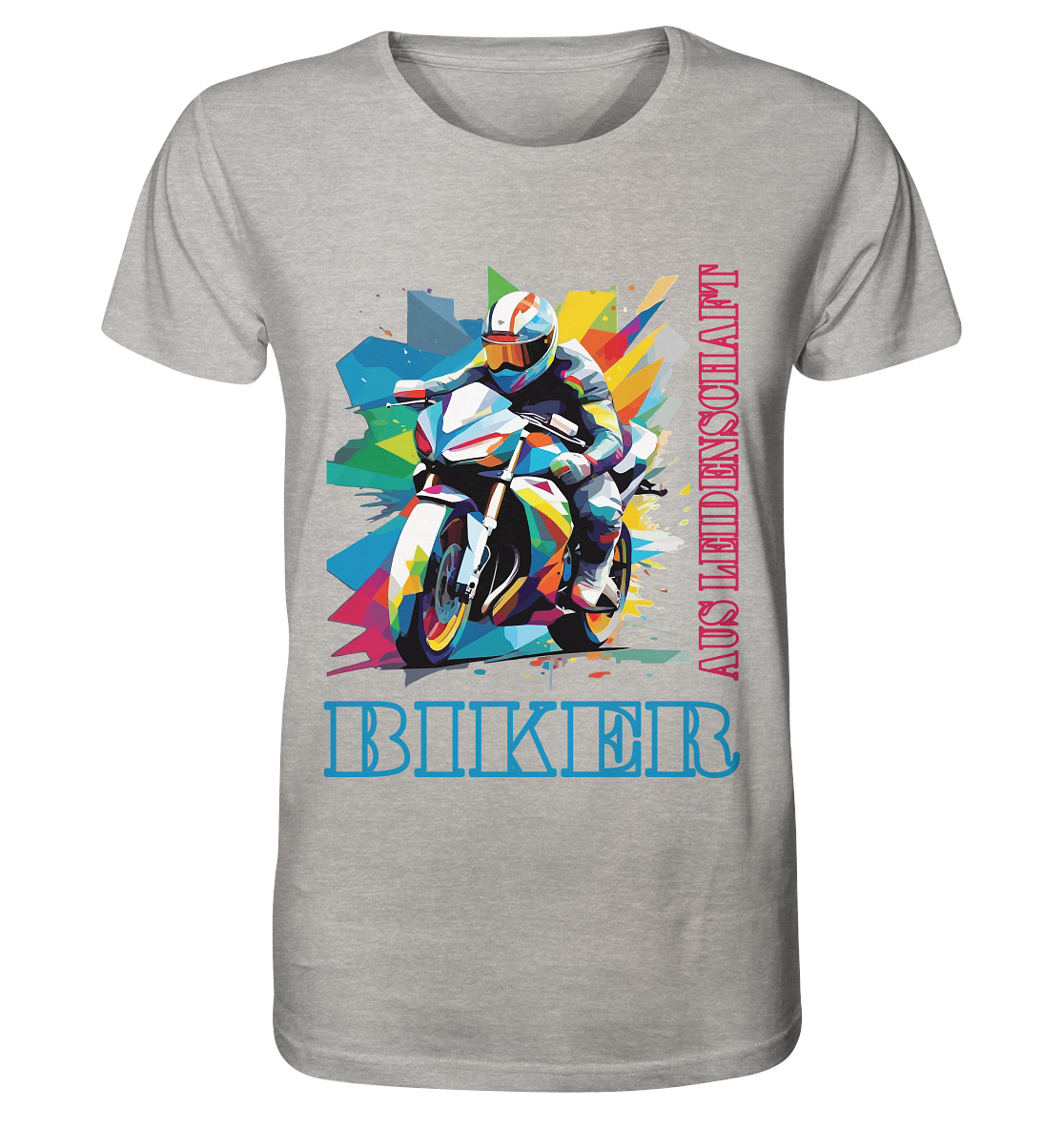 Biker aus Leidenschaft - Abstrakt - Organic Shirt