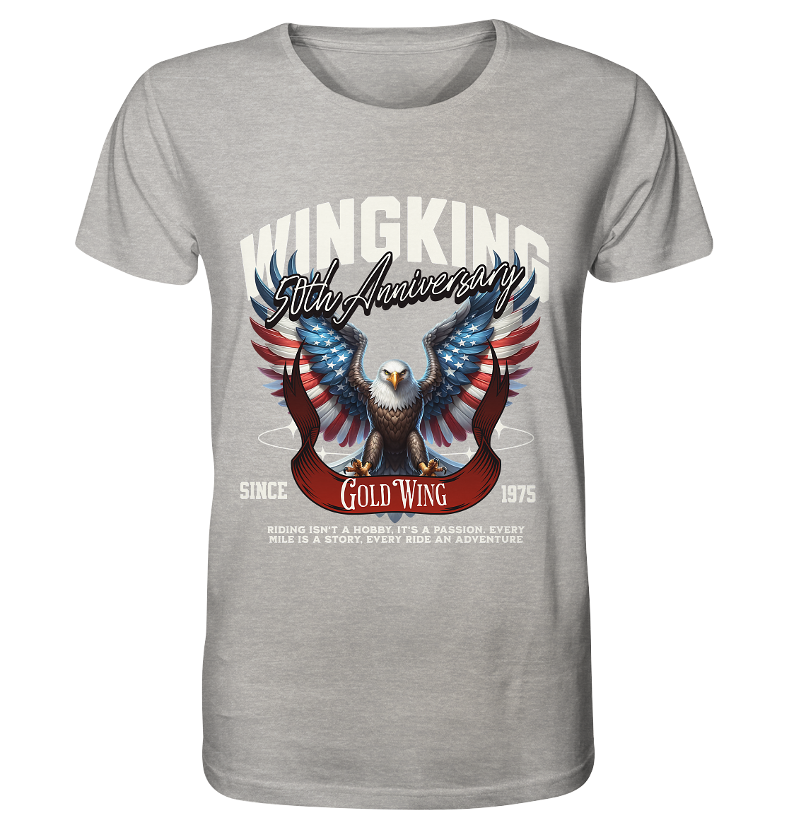 Goldwing Wing King 50 Jubiläum 1975 - Organic Shirt