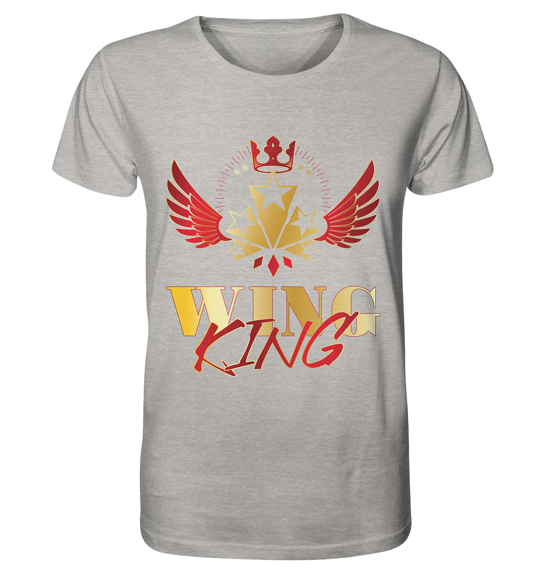 Goldwing - Wing King rot/gold - Organic Shirt