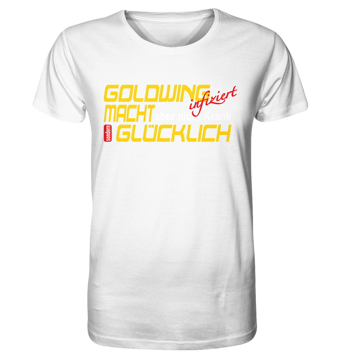 Goldwing macht Glücklich - Organic Shirt