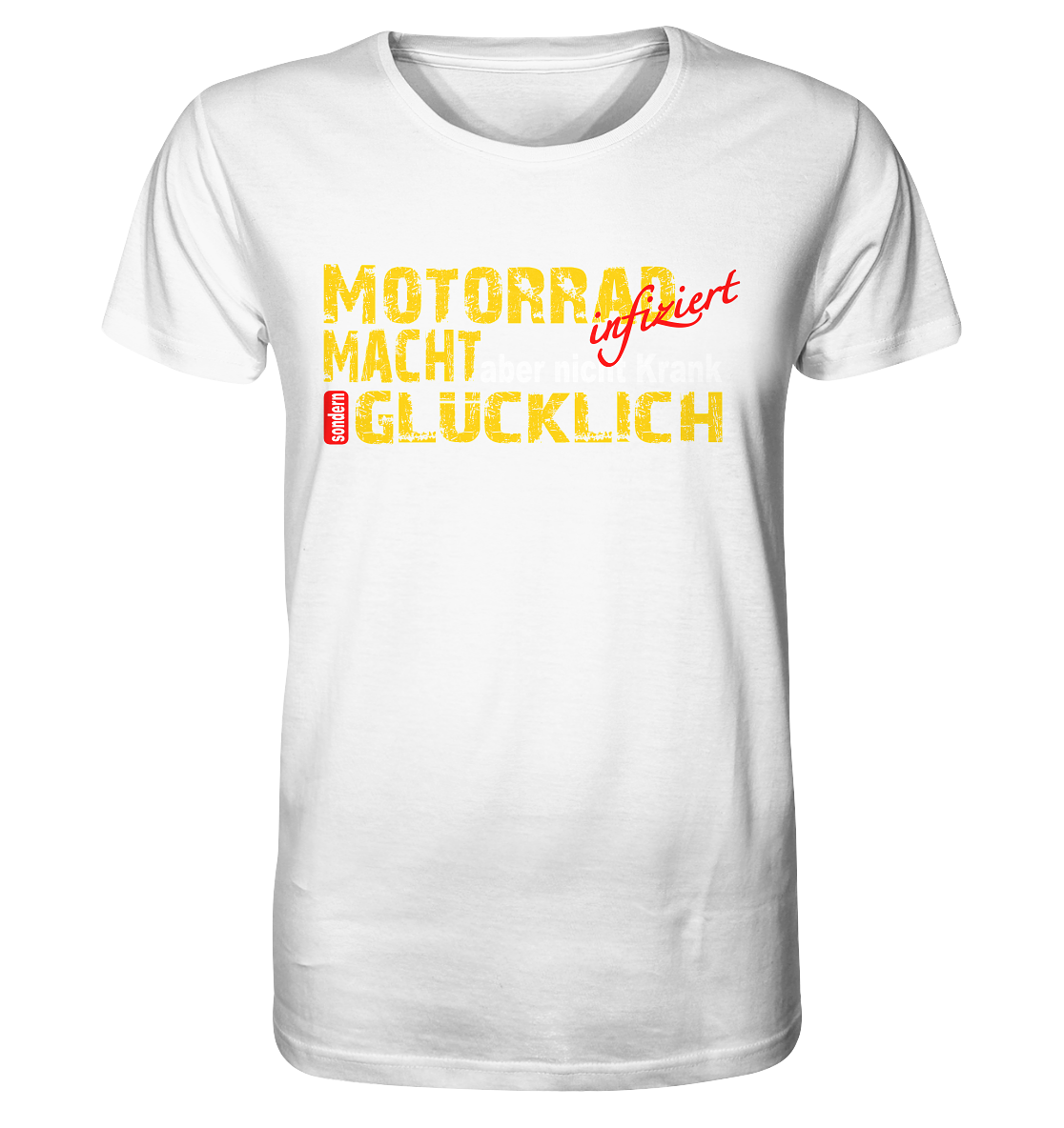 Motorrad macht Glücklich - Organic Shirt