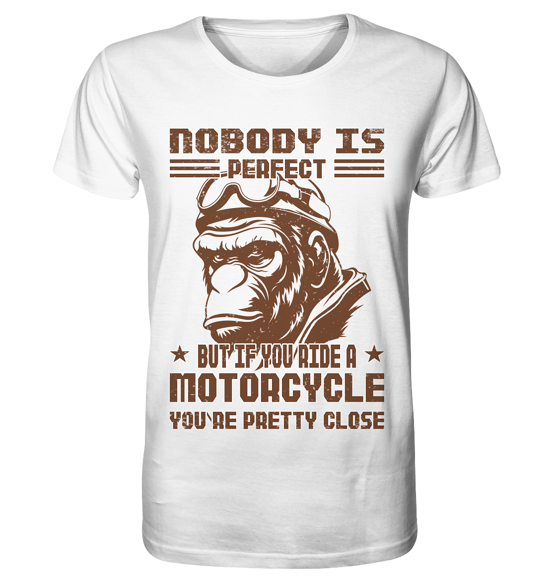 Nobody is Perfect - Motorcycle - Organic Shirt
