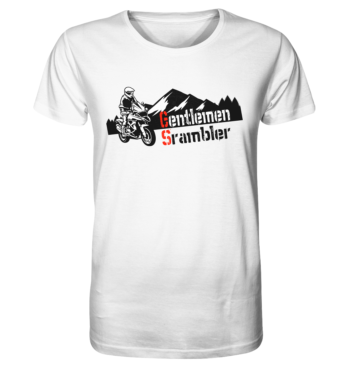 Gentlemen Scrambler - Abenteuer Biker - Organic Shirt