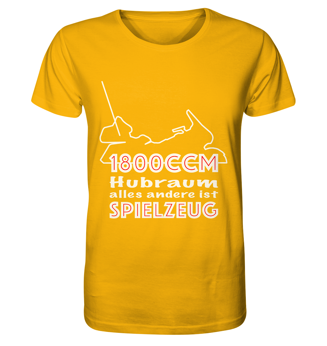 Goldwinger Spruch - 1800ccm Spielzeug - Organic Shirt