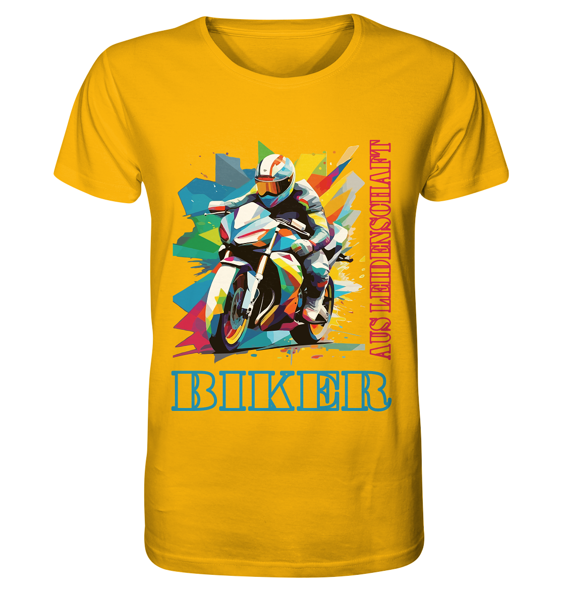 Biker aus Leidenschaft - Abstrakt - Organic Shirt