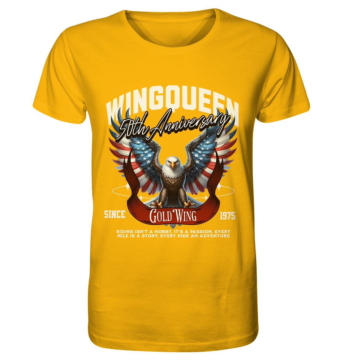 Goldwing Wing Queen 50 Jubiläum 1975 - Organic Shirt