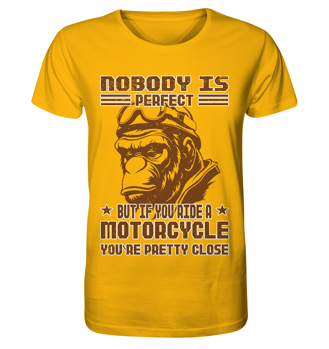 Nobody is Perfect - Motorcycle - Organic Shirt